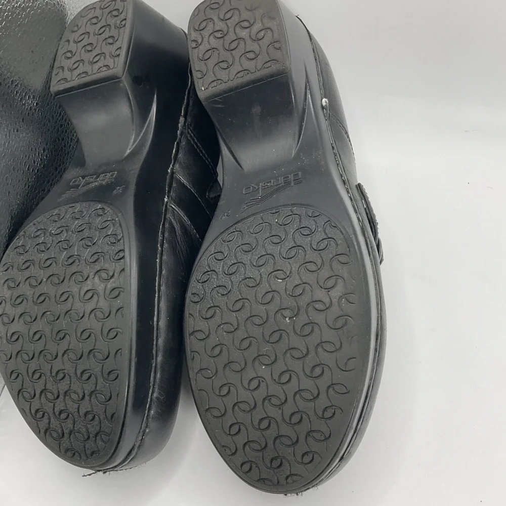 Dansko Tamara Leather Buckle Monk Strap Clog Slip-On Comfort Occupational EU 38 - Picture 8 of 12